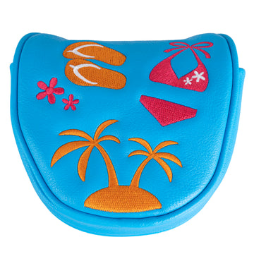 Hawaii Mallet Heel shafted Green Head Cover